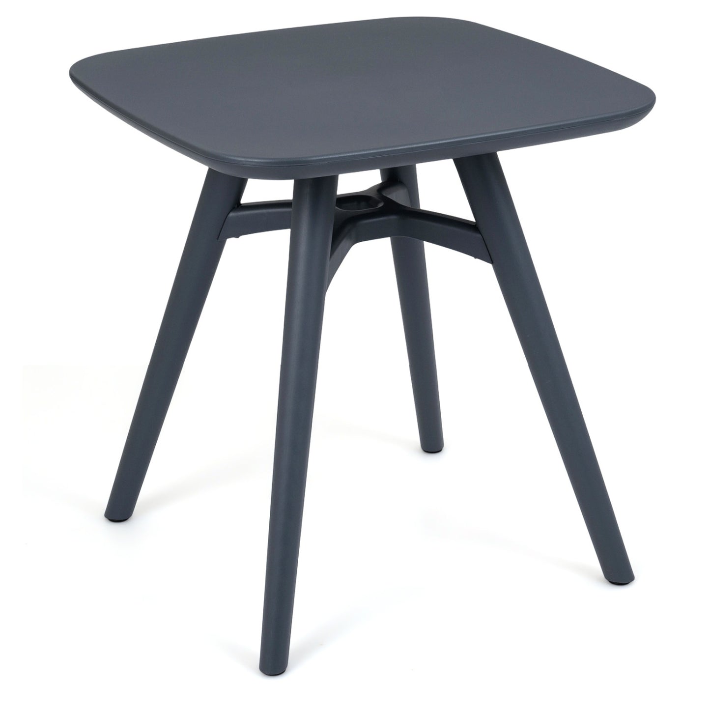 Square Outdoor Dining Table, All-Weather Plastic Patio Table, Gray Patio Dining Tables at Gallery Canada