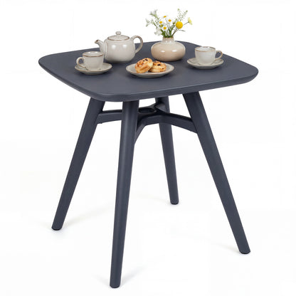 Square Outdoor Dining Table, All-Weather Plastic Patio Table, Gray Patio Dining Tables at Gallery Canada