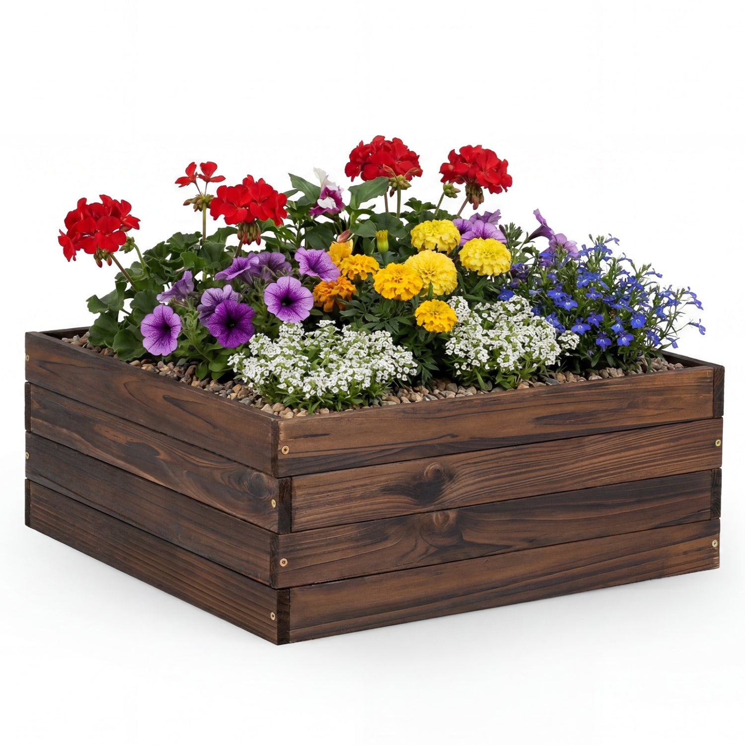 Square Raised Garden Bed Flower Vegetables Seeds Planter Raised Garden Beds at Gallery Canada