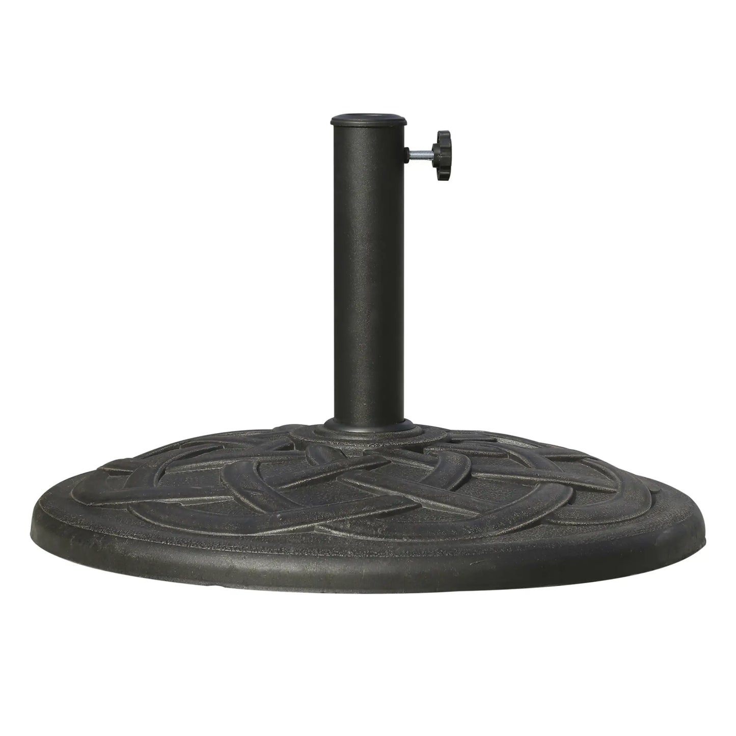 42 lbs 22" Bronze Resin Round Umbrella Base, Patio Stand, Bronze Umbrella Bases at Gallery Canada