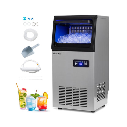 Commercial Ice Maker, Stainless Steel, 110 lbs/24H Ice Makers at Gallery Canada