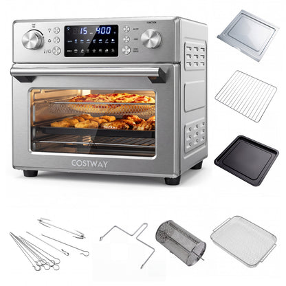 Stainless Steel Countertop Convection Oven with Bake, Silver Toaster Ovens Silver at Gallery Canada