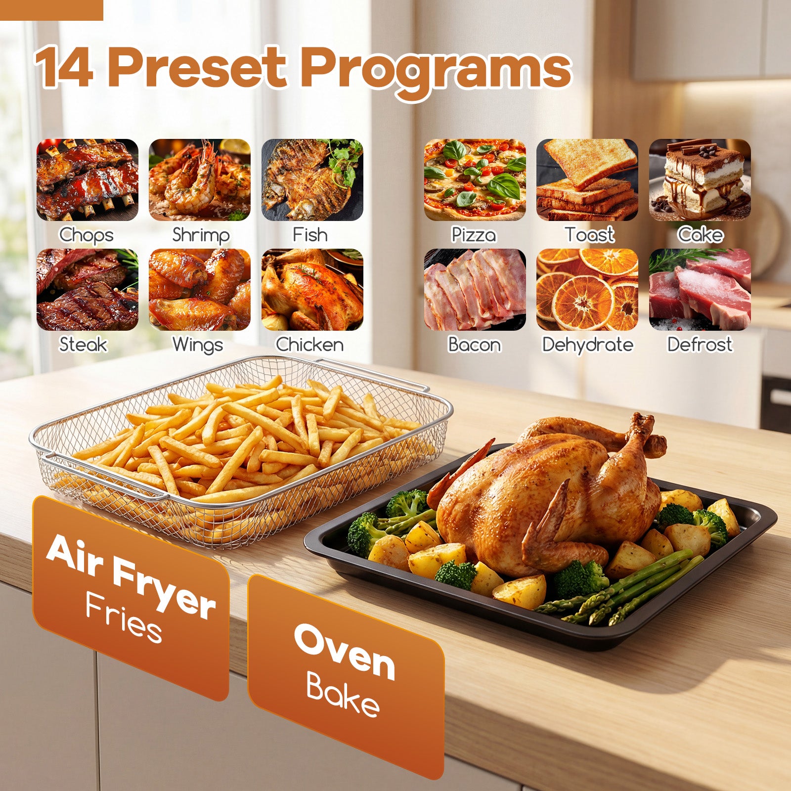 Stainless Steel Countertop Convection Oven with Bake, Silver Toaster Ovens at Gallery Canada