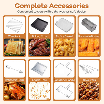 Stainless Steel Countertop Convection Oven with Bake, Silver Toaster Ovens at Gallery Canada