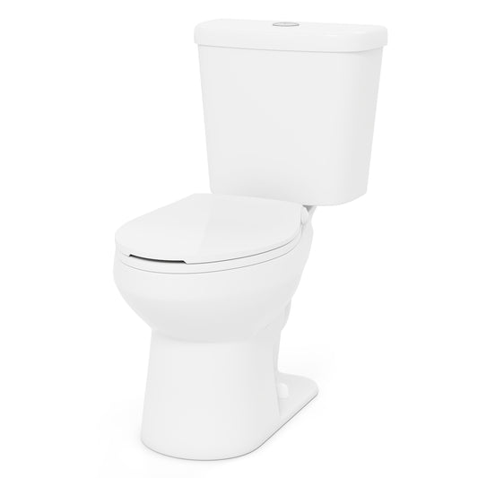 Standard Toilet, 17.5 Inch ADA Comfort Height, White Toilet White at Gallery Canada