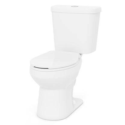 Standard Toilet with 17.5 Inch ADA Comfort Chair Height Seat, White Toilet White at Gallery Canada
