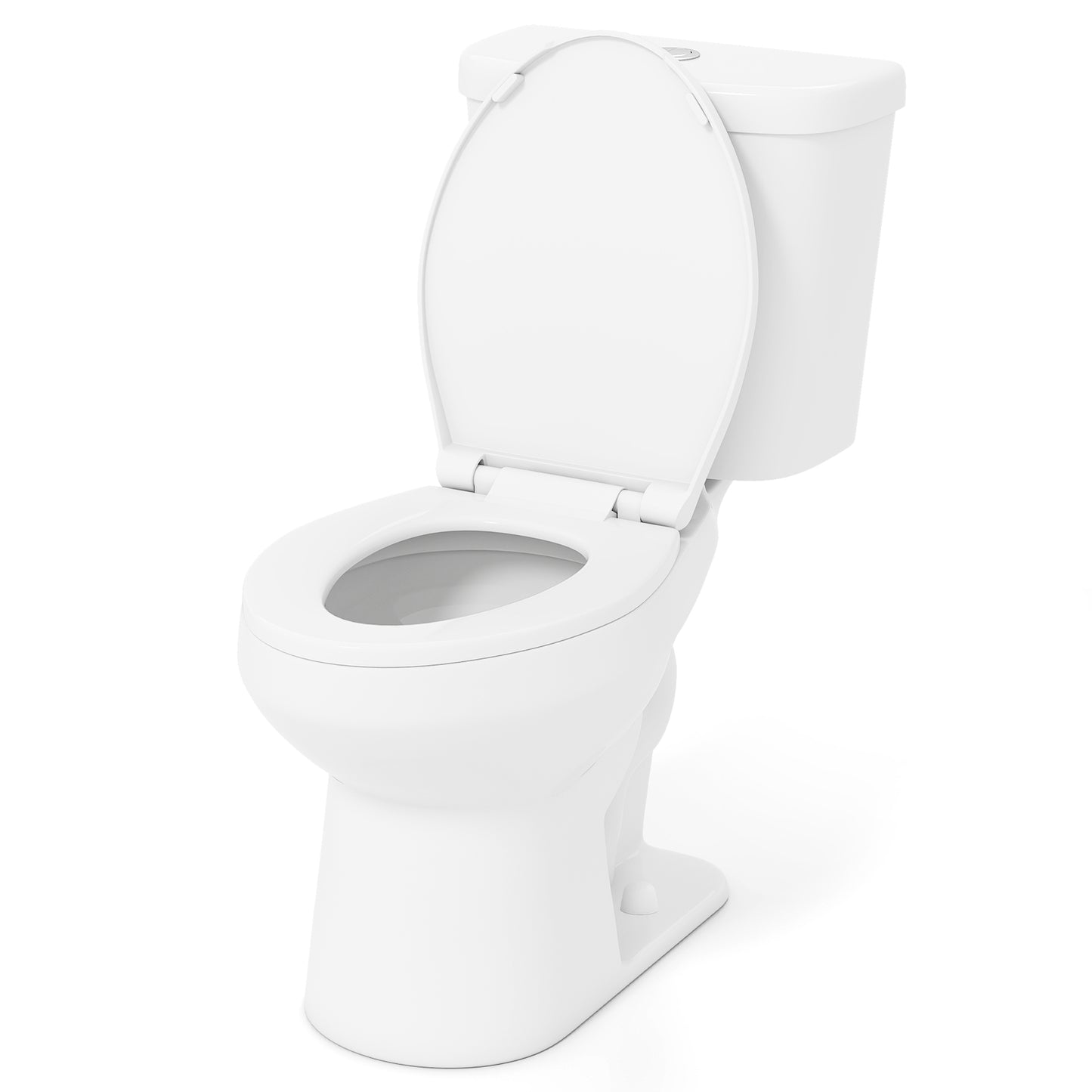 Standard Toilet with 17.5 Inch ADA Comfort Chair Height Seat, White Toilet at Gallery Canada
