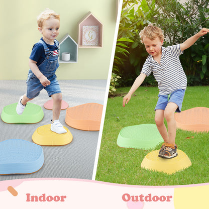 Kids Stepping Stones, 5 PCS Non-Slip Balance Stones, Macaron Toy Sports at Gallery Canada