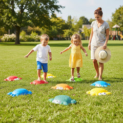 Stepping Stones for Kids 9 Pieces Non-Slip Toddler Stepping Stones Balance Sensory Toys, Multicolor Lawn Games Multicolor at Gallery Canada