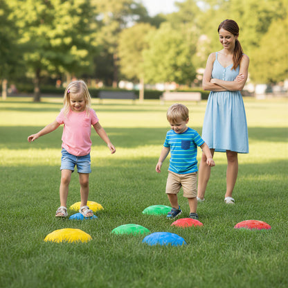 Stepping Stones for Kids 8 PCS Non-Slip Toddler Stepping Stones Balance Sensory Toys, Multicolor Lawn Games at Gallery Canada