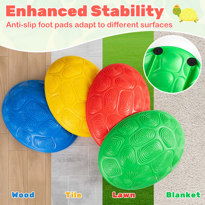Stepping Stones for Kids 8 PCS Non-Slip Toddler Stepping Stones Balance Sensory Toys, Multicolor Lawn Games at Gallery Canada
