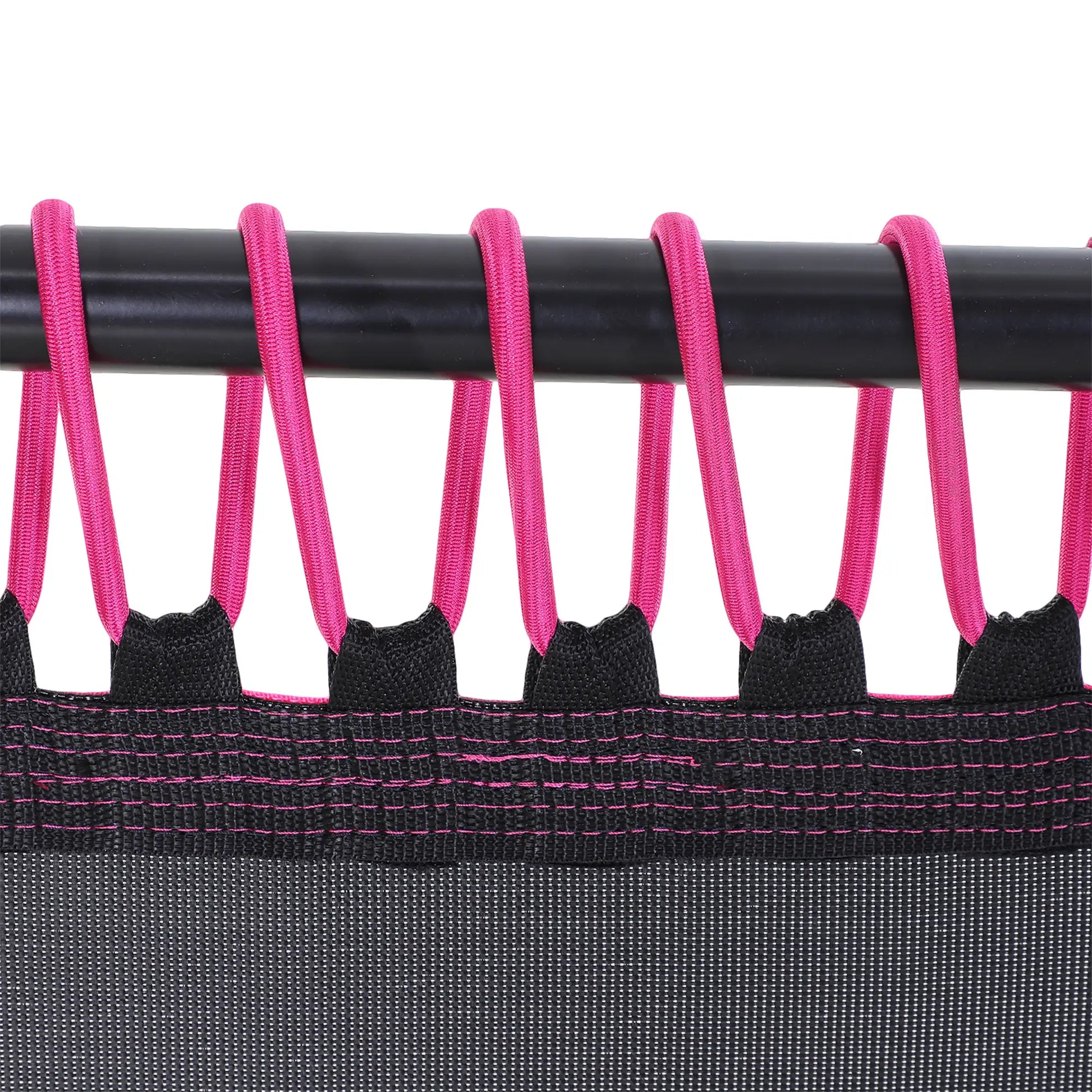 48" Hexagon Rebounder Trampoline, Fitness Bungee Jumper, Adjustable Bar, Pink Trampolines at Gallery Canada