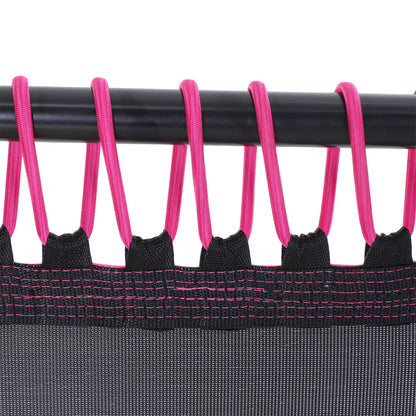 48" Hexagon Rebounder Trampoline, Fitness Bungee Jumper, Adjustable Bar, Pink Trampolines at Gallery Canada