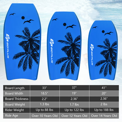 Lightweight Bodyboard, EPS Core, S Size, Blue Surfing at Gallery Canada