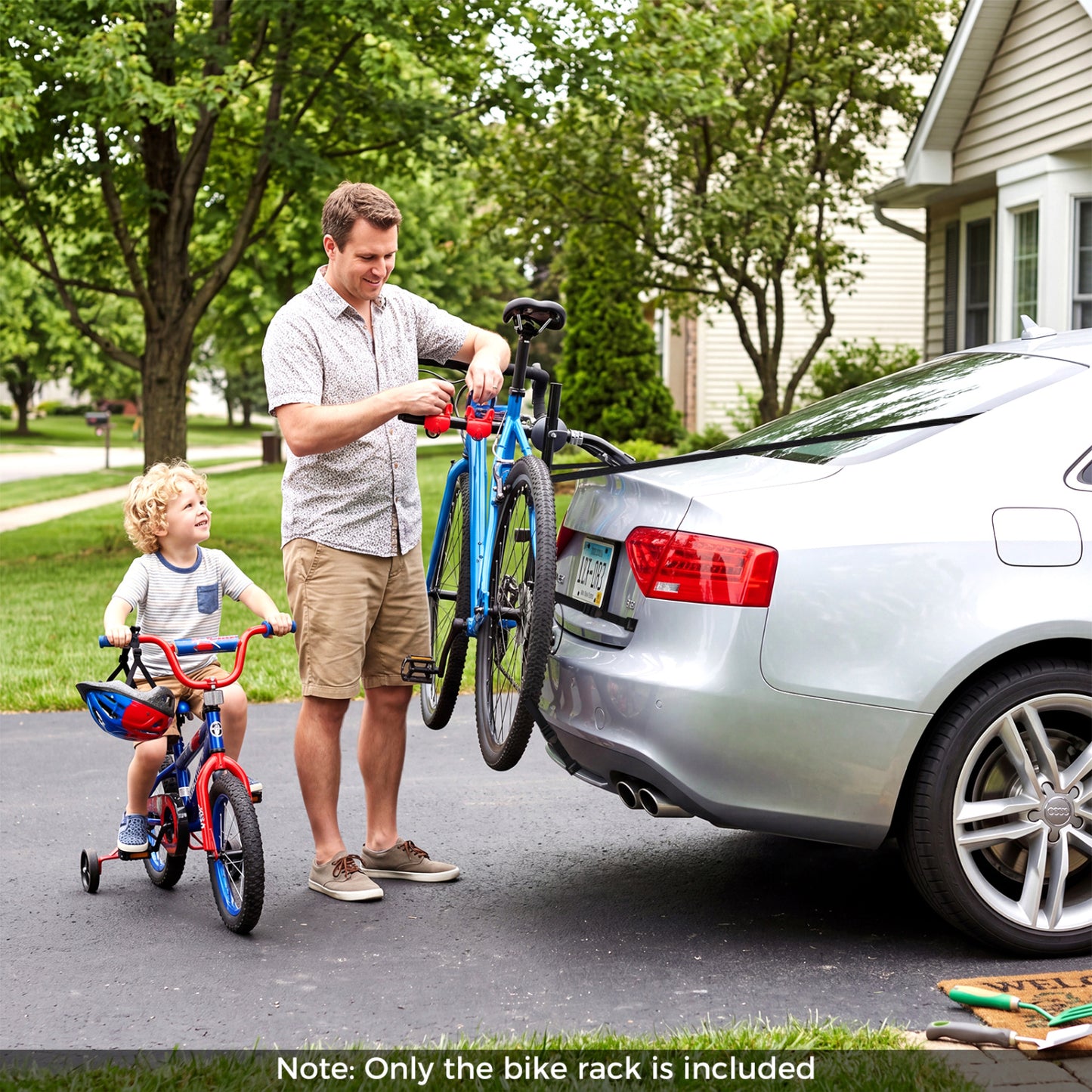 Superbuy Trunk Mount 3-Bike Rack with Anti-Sway Straps & Soft Padding for SUV Garages at Gallery Canada