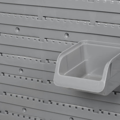 44PC Wall Mounted Storage Bins, Pegboard with Hooks, Garage Organizer, Orange Tool Organizers at Gallery Canada