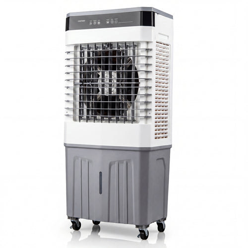 2100 CFM 3-In-1 Evaporative Air Cooler, 7.2 Gal Tank, White