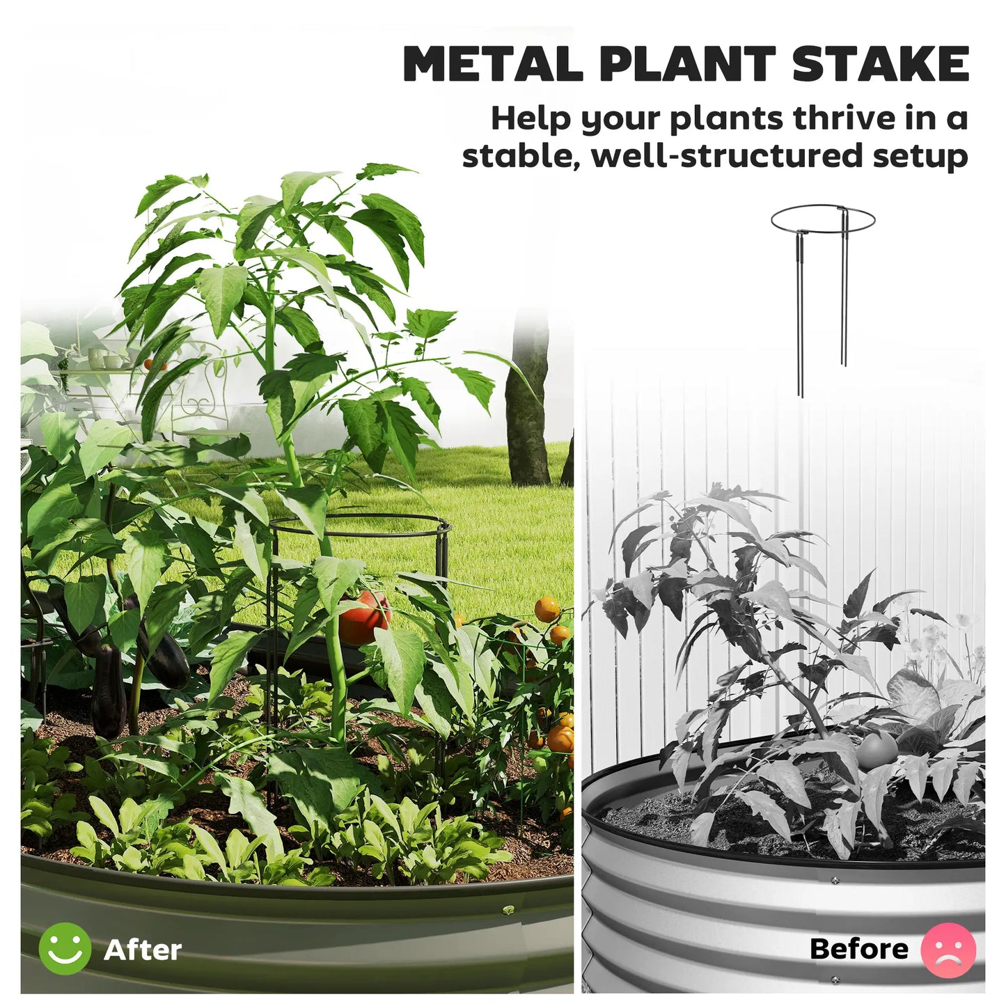 7' x 3' x 1' Galvanized Raised Garden Bed, Dark Grey Metal Planter Box, Dark Grey