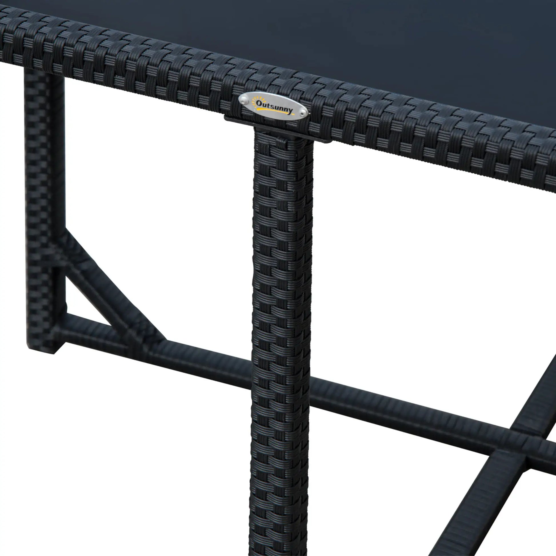 5-Piece Wicker Patio Dining Set, Removable Cushions, Glass Table, Cream Outdoor Dining Sets at Gallery Canada