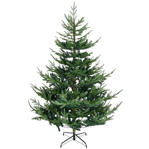 6ft Artificial Christmas Tree, Metal Base, Xmas Tree