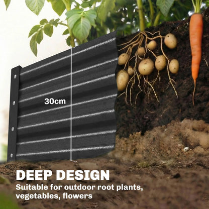 Galvanized Raised Garden Bed, 12 x 4 x 1ft, Reinforced Planter Box, Dark Grey Galvanized Planter Boxes at Gallery Canada