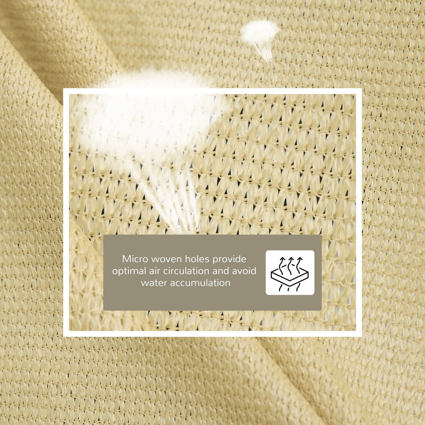 Square 12’ Sun Sail Shade, UV Protector, Outdoor Patio Cover Shade Sails at Gallery Canada