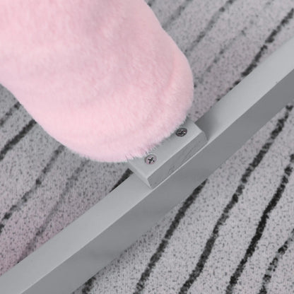 Kids Plush Ride-On Rocking Horse, Soft Bear Toy, Realistic Sounds, Pink Rocking Horses at Gallery Canada