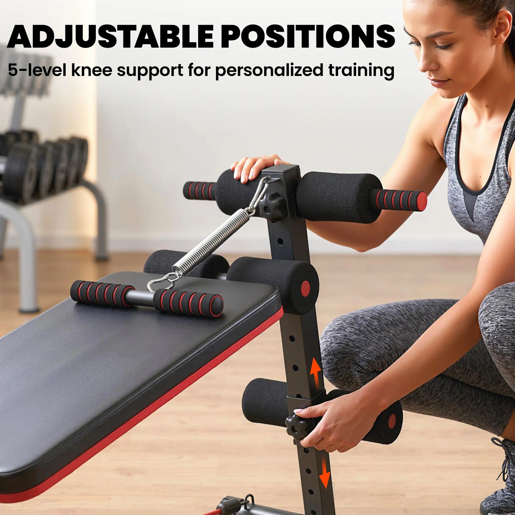 Foldable Sit Up Bench, Core Workout, Home Gym, Black Sit Up Benches at Gallery Canada
