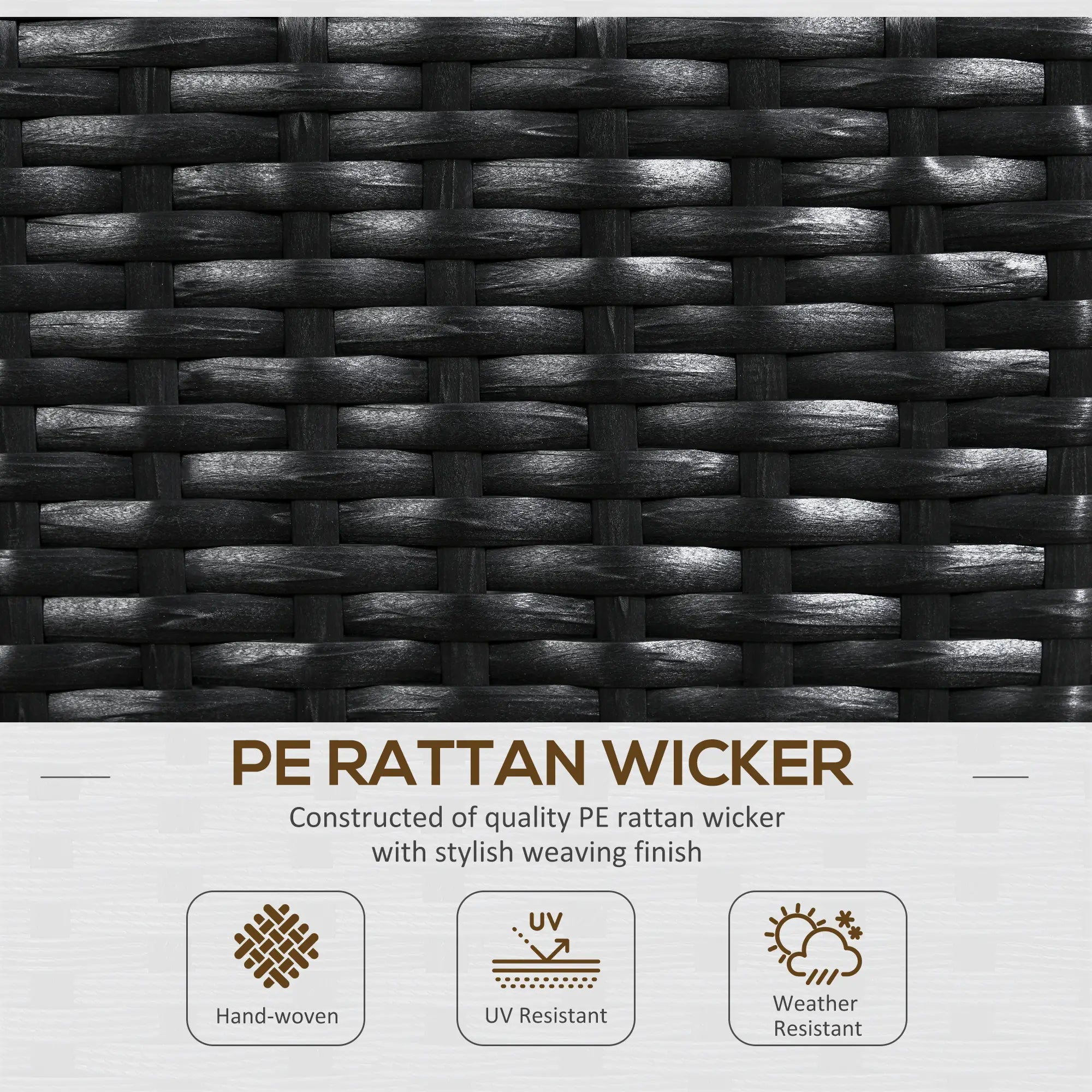Raised Garden Bed with Lattice Trellis, Rattan Planter with Storage, Black Raised Garden Beds at Gallery Canada