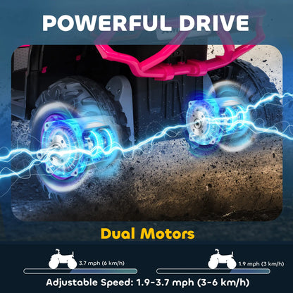 Kids ATV, 12V Electric Ride-On Toy, Spring Suspension, Pink Electric Ride On Toys at Gallery Canada