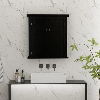 Bathroom Medicine Cabinet, Over Toilet Storage, Adjustable Shelves, Black Bathroom Cabinets at Gallery Canada