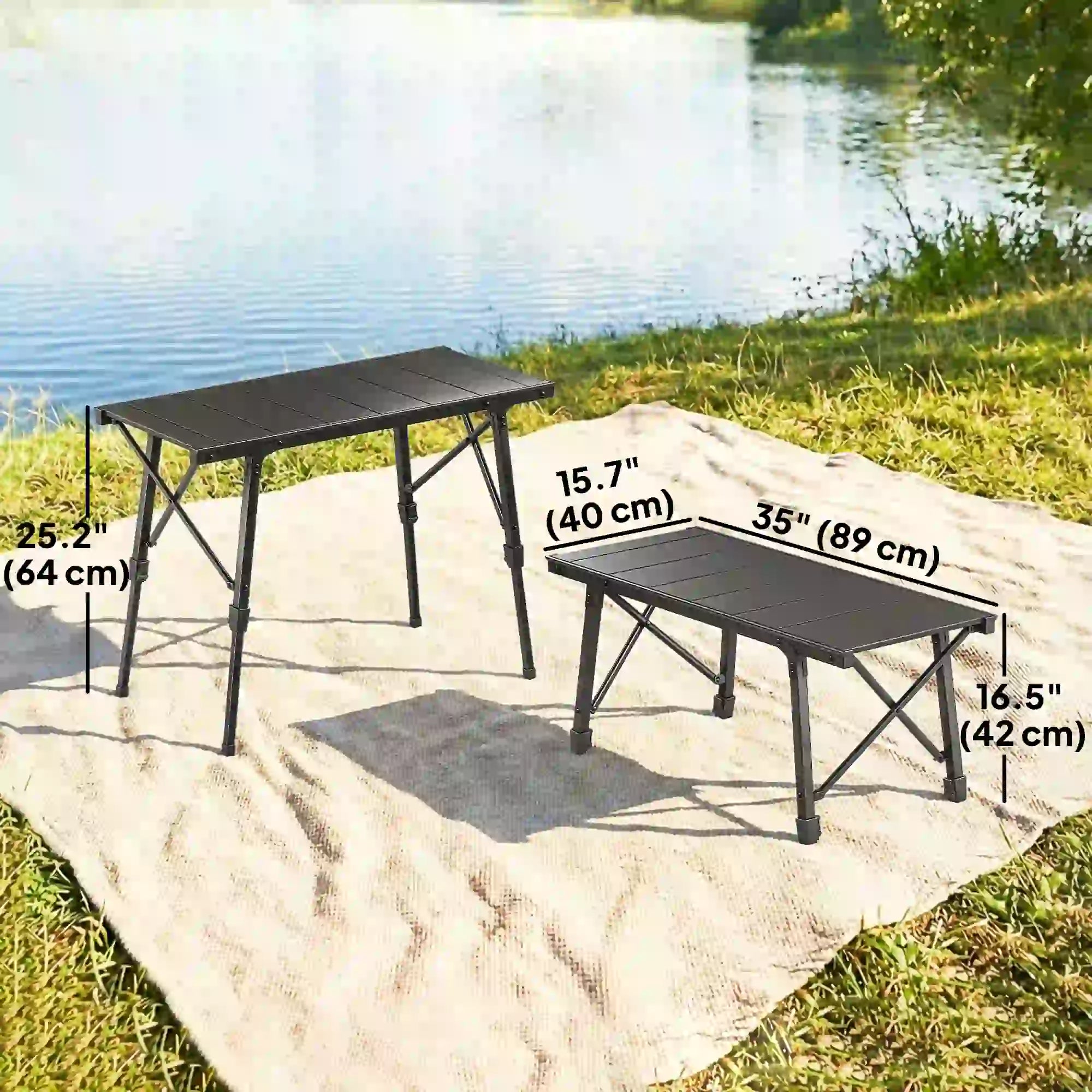 Heavy Duty Folding Picnic Table, Removable Plates, Non-Slip Feet Picnic Tables & Camping Chairs at Gallery Canada