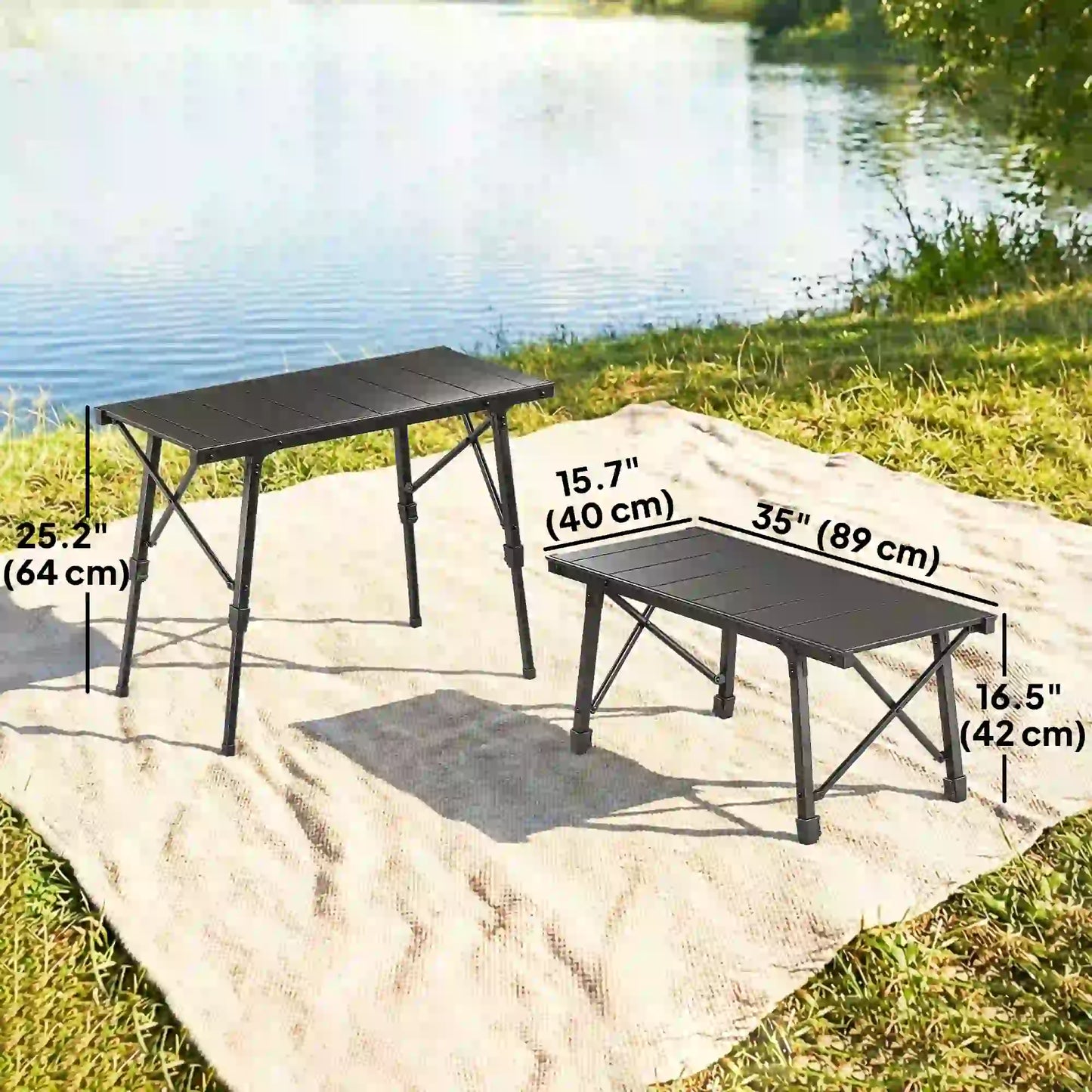 Heavy Duty Folding Picnic Table, Removable Plates, Non-Slip Feet Picnic Tables & Camping Chairs at Gallery Canada
