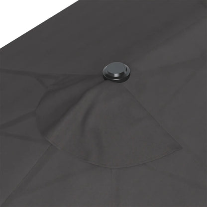 15' Double-Sided Patio Umbrella, Sun Shelter Canopy, Grey Sun Umbrellas at Gallery Canada