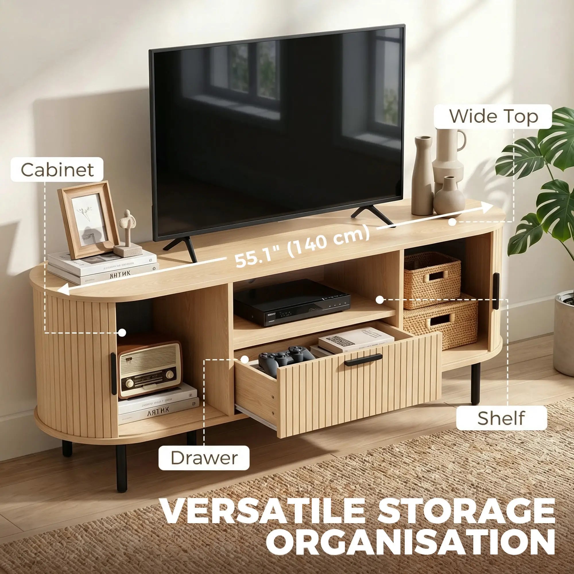 TV Stand for TVs up to 60