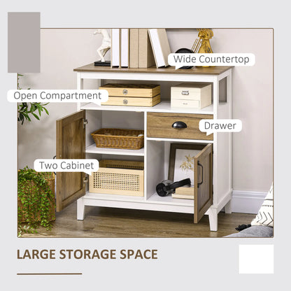 Storage Cabinet, Freestanding Sideboard with Doors, Drawer, for Dining, Living, Bedroom Storage Cabinets at Gallery Canada