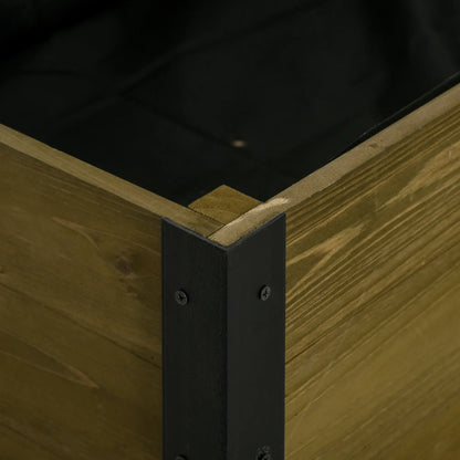 Elevated Planter Box with Legs, Lockable Wheels, Metal Legs, Non-Woven Fabric Elevated Garden Beds at Gallery Canada