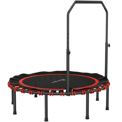 48 Inch Foldable Rebounder Trampoline, Mini Indoor with Adjustable Handle Trampolines at Gallery Canada