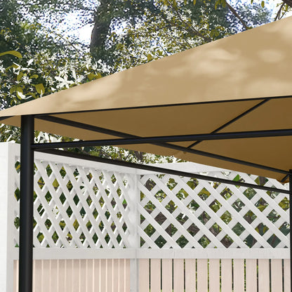 10' x 13' Gazebo Canopy Cover, Roof Replacement, Khaki Gazebo Canopy Replacement at Gallery Canada