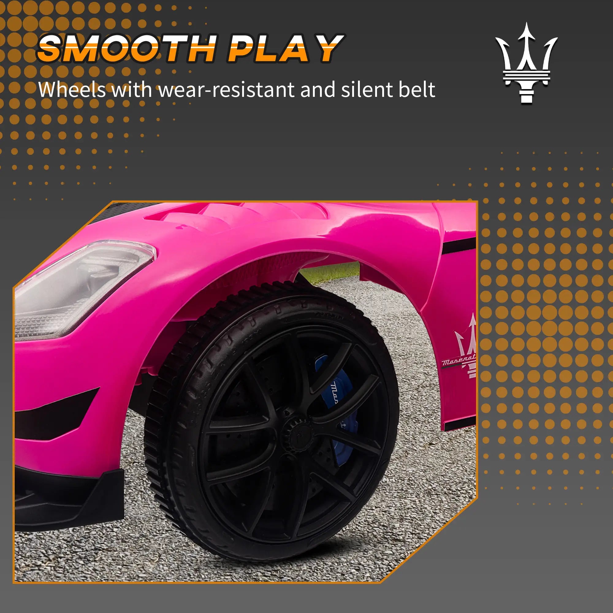 Maserati GT2 Baby Sliding Car, Storage Music Horn, 18-60 Months, Pink Push Cars for Toddlers at Gallery Canada