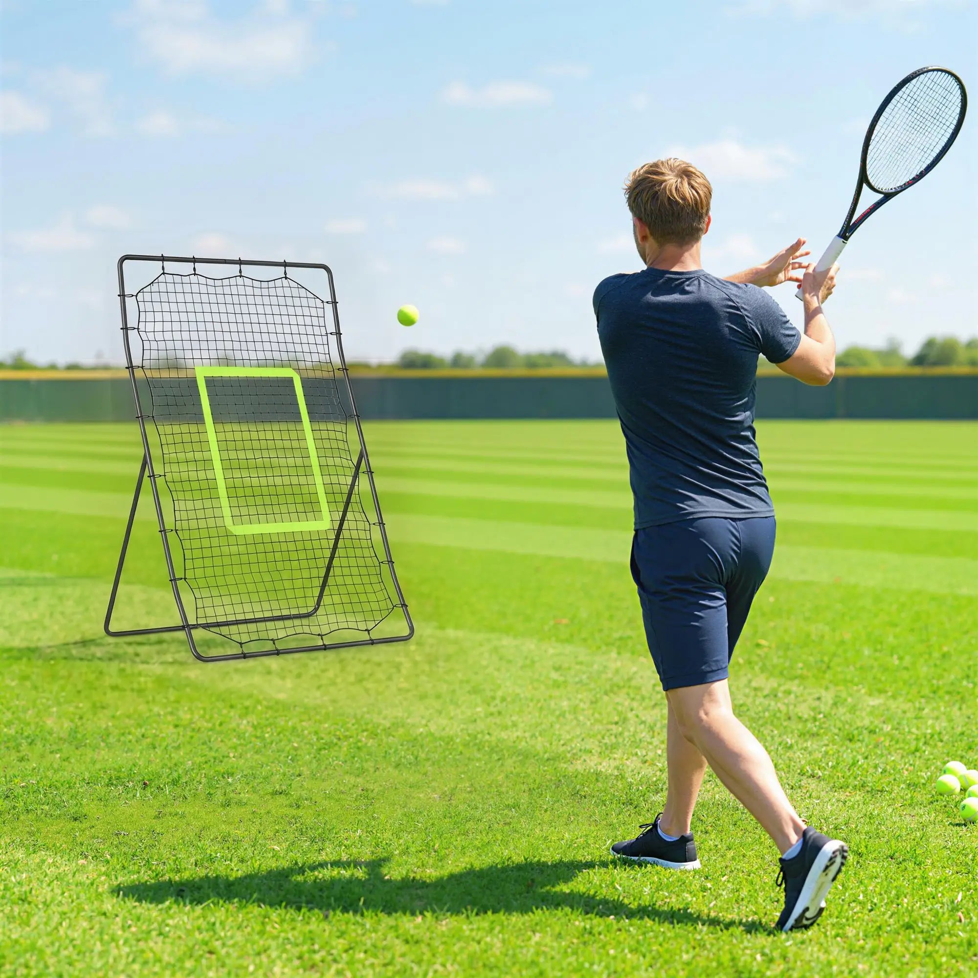 4x5.7ft Volleyball Rebounder Net, Baseball Lacrosse Training Net Baseball at Gallery Canada