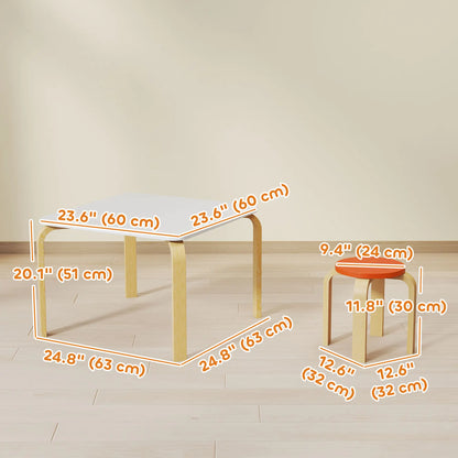 Kids Table and Chair Set, 5-Piece Children Furniture Kids Table Sets at Gallery Canada