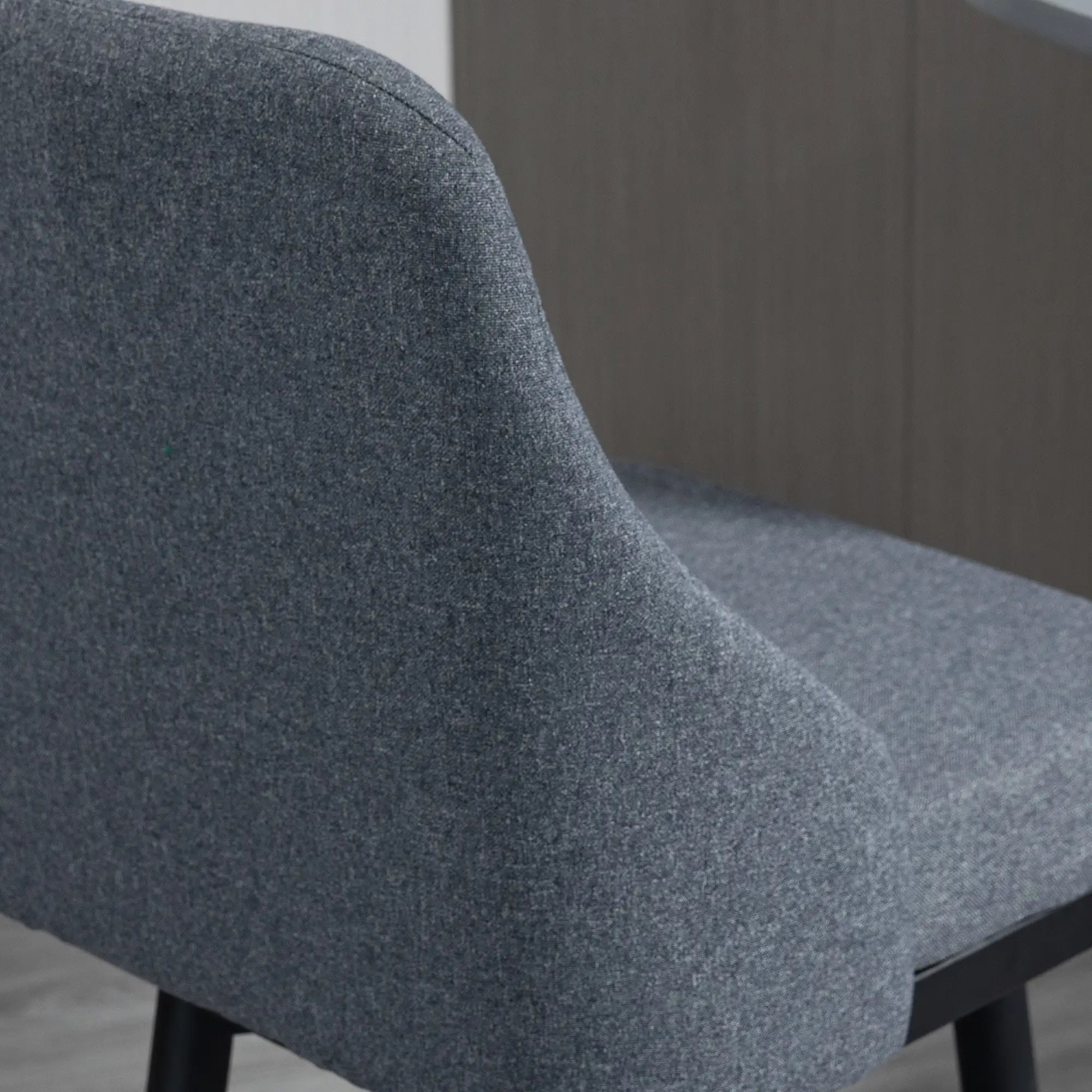 Extra Tall Bar Stools Set of 2, 360° Swivel, Steel Legs, Charcoal Grey Bar Stools at Gallery Canada