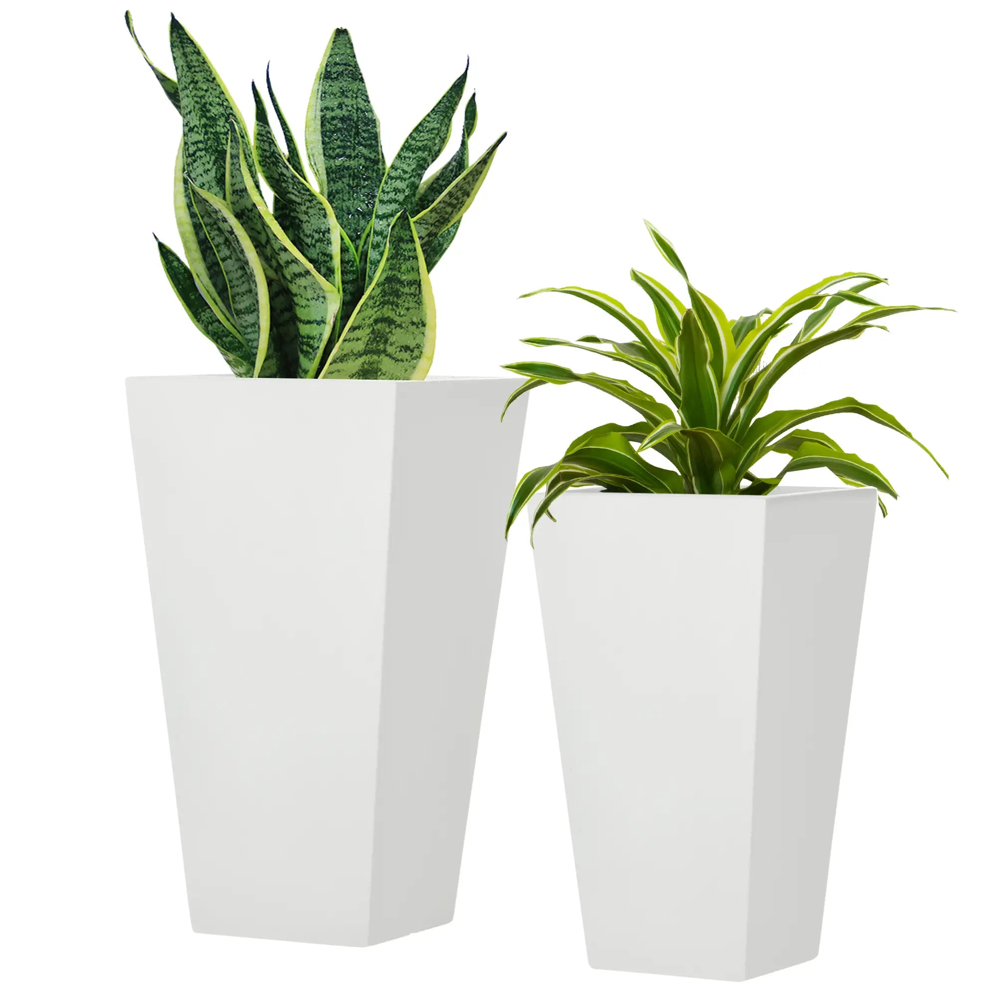 Set of 2 Tall Planters, 22