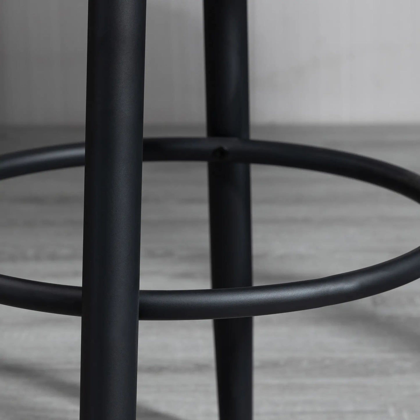 Extra Tall Bar Stools Set of 2, 360° Swivel, Steel Legs, Charcoal Grey Bar Stools at Gallery Canada