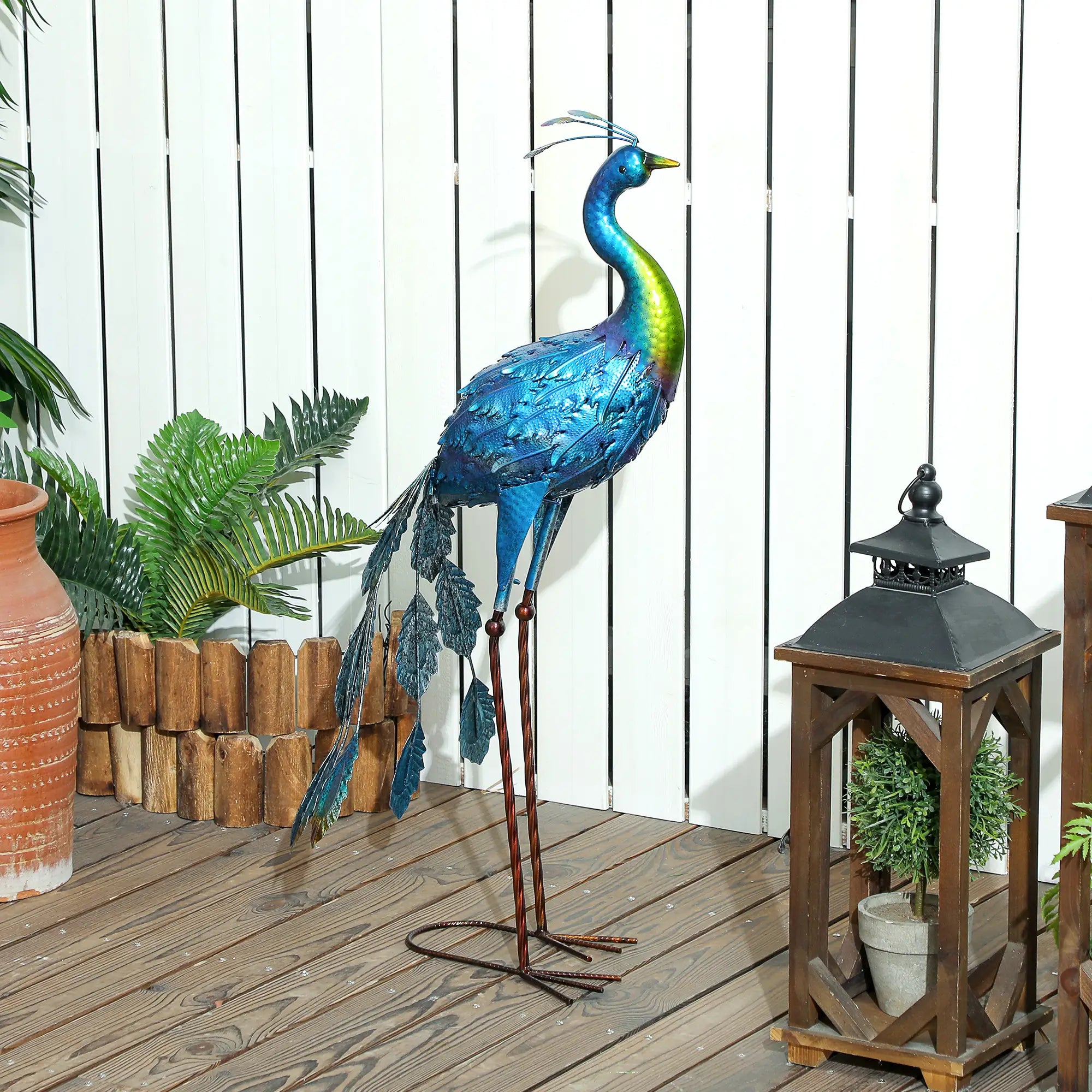 Peacock Garden Statue, 32.7