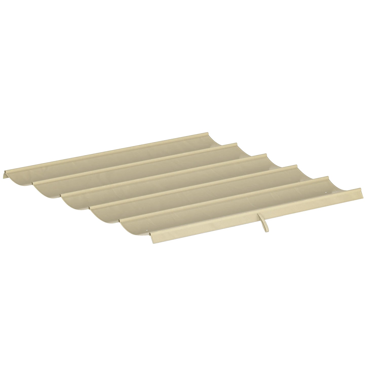 Retractable Pergola Canopy, 10' x 10', Beige Gazebo Canopy Replacement Beige at Gallery Canada