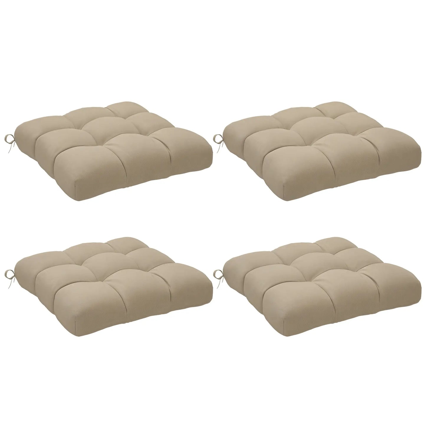 4-Piece Patio Chair Cushion Set With Ties, Indoor Outdoor Replacement Patio Chair Cushions at Gallery Canada