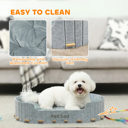 Washable Removable Cushion, Scratch-Resistant Cat Couch Sofa, Grey Dog Sofas at Gallery Canada