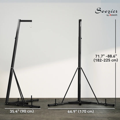Foldable Punch Bag Stand, Adjustable Height, Freestanding, Stand Only Punching Bag Hangers at Gallery Canada